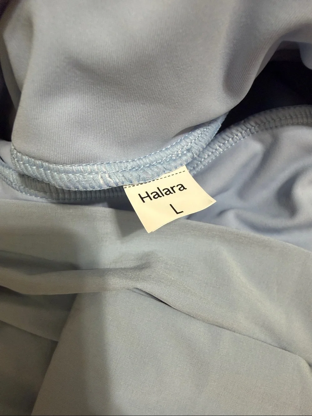 NWOT Halara Breezeful High waisted side Tie 2 in 1 curved hem flowy quick-dri H1